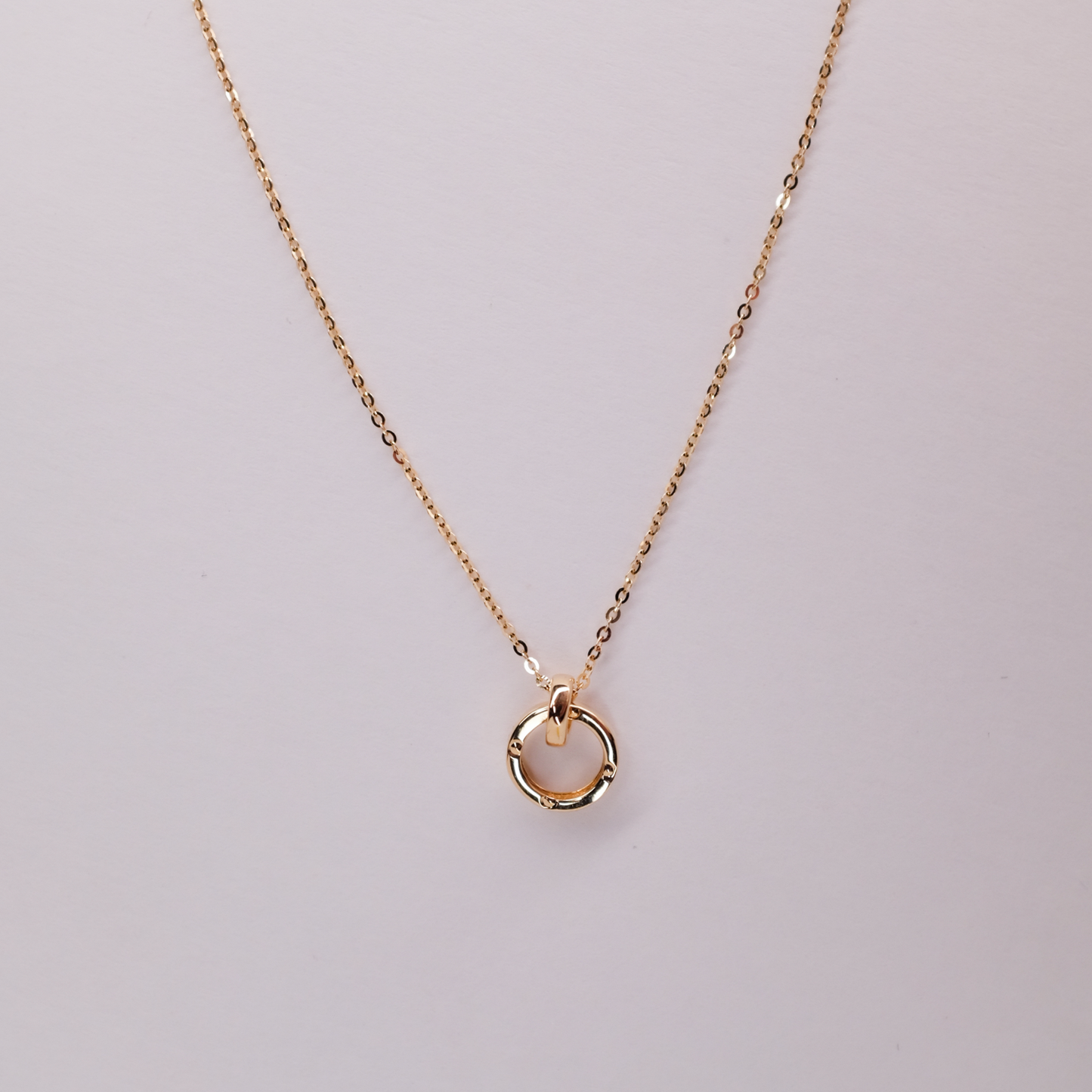 Open Circle Necklace