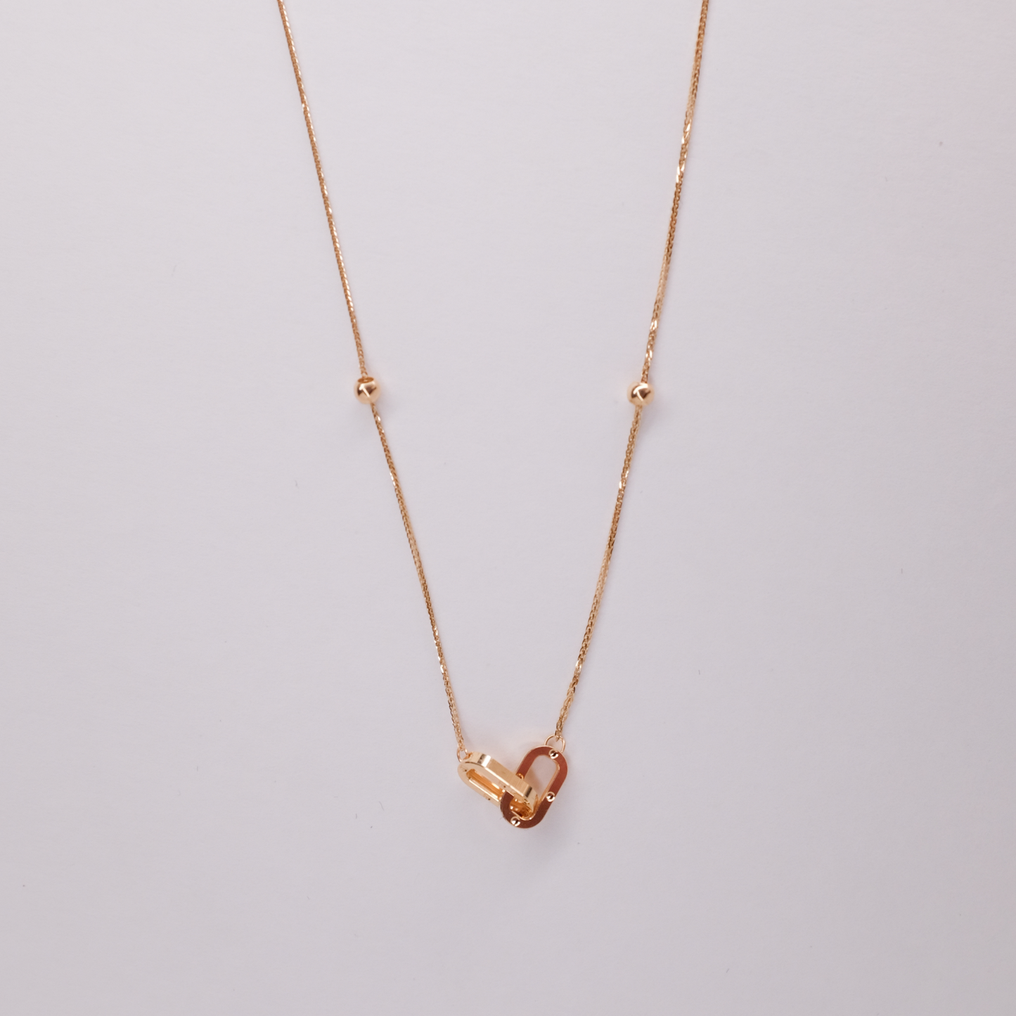 Interlocked Pin Necklace