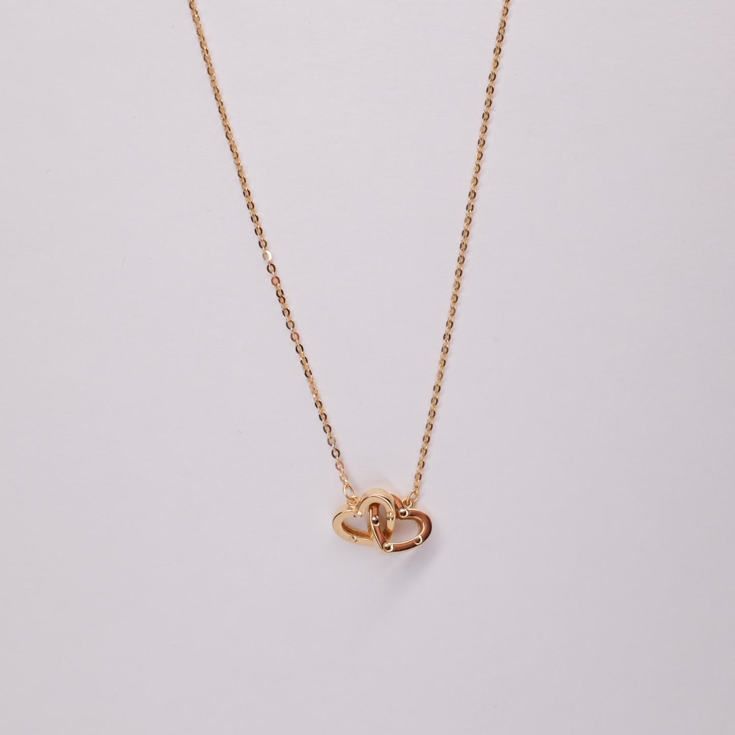 Interlocked Heart Necklace