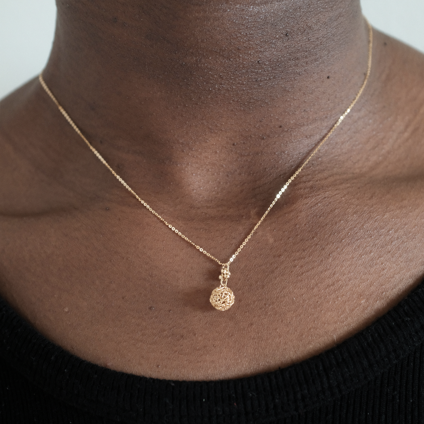 Golden Orb Necklace