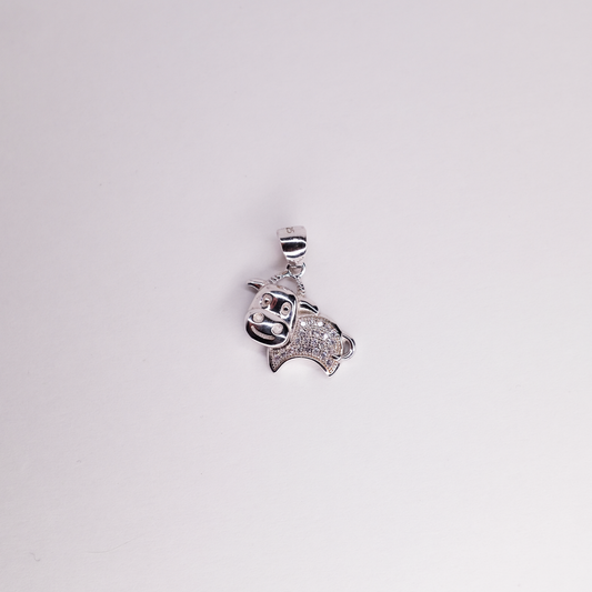 Silver Cow Pendant