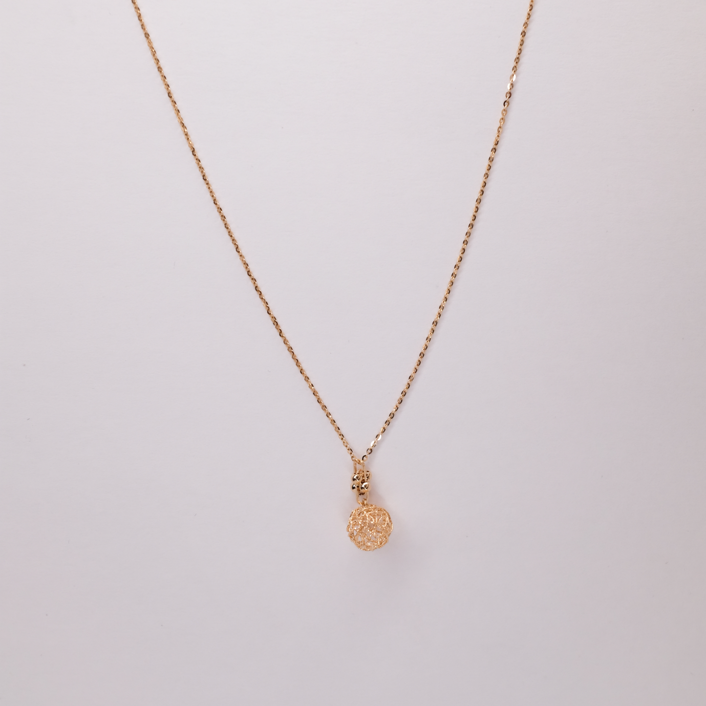 Golden Orb Necklace