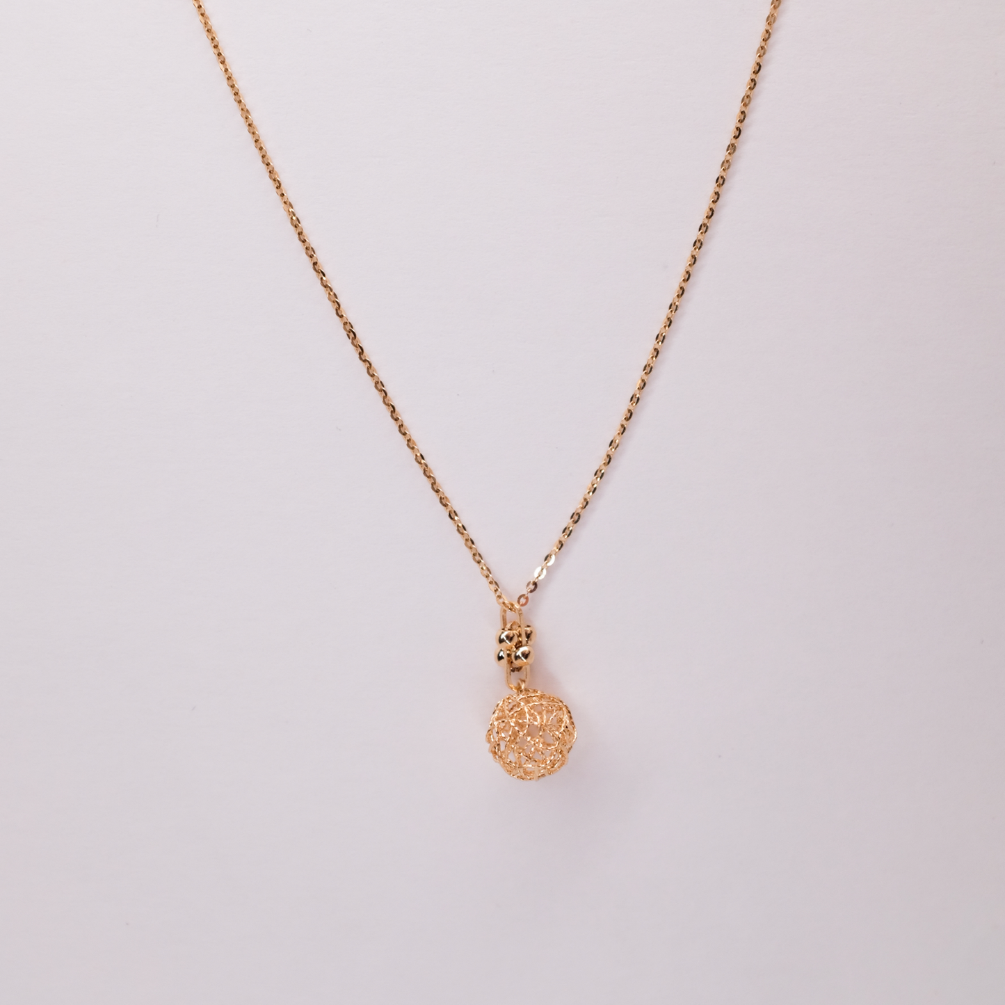 Golden Orb Necklace