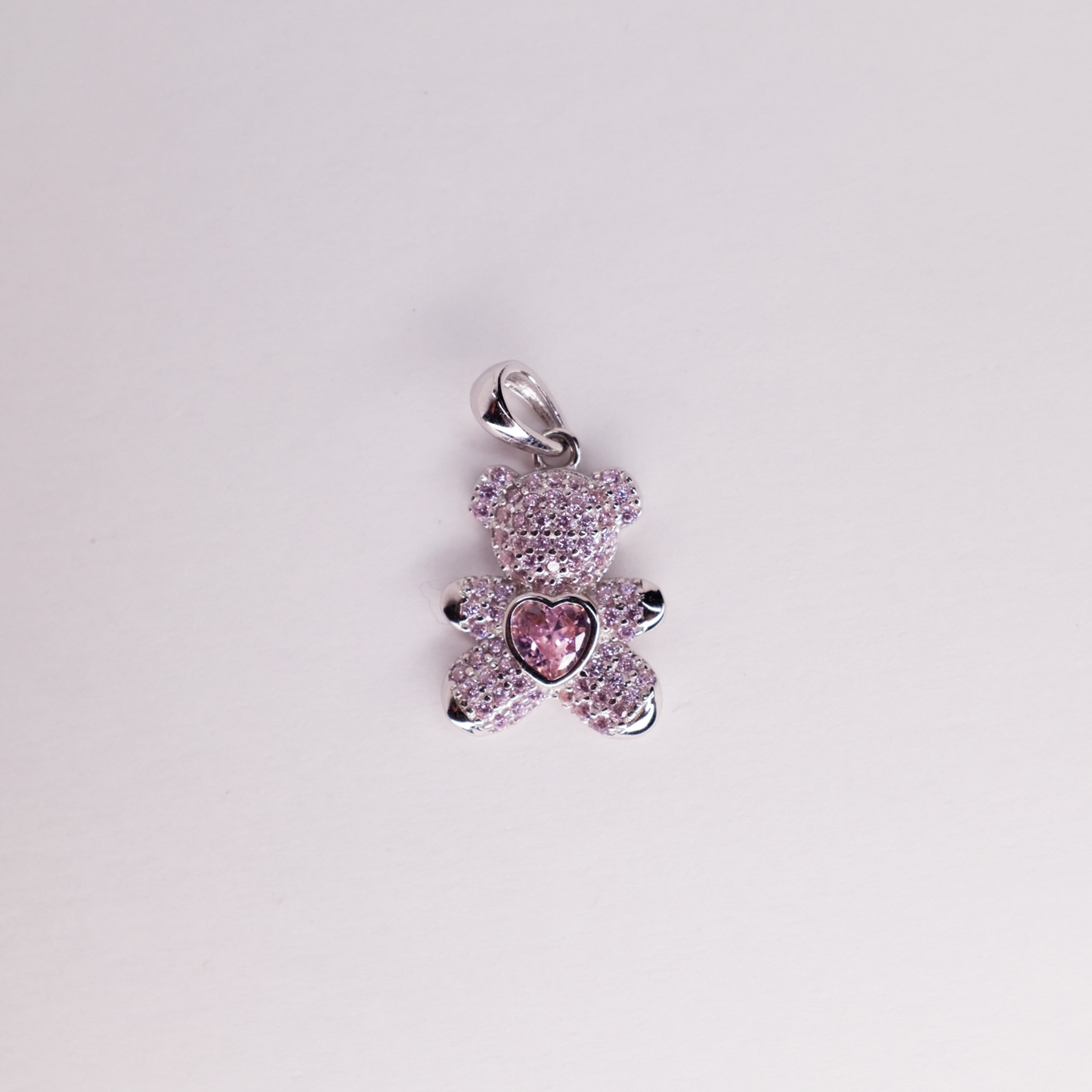 Pink Teddy Pendant