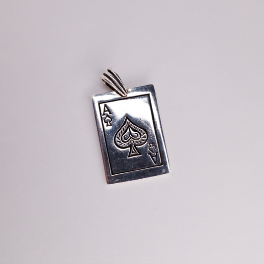 Ace of Spades Pendant