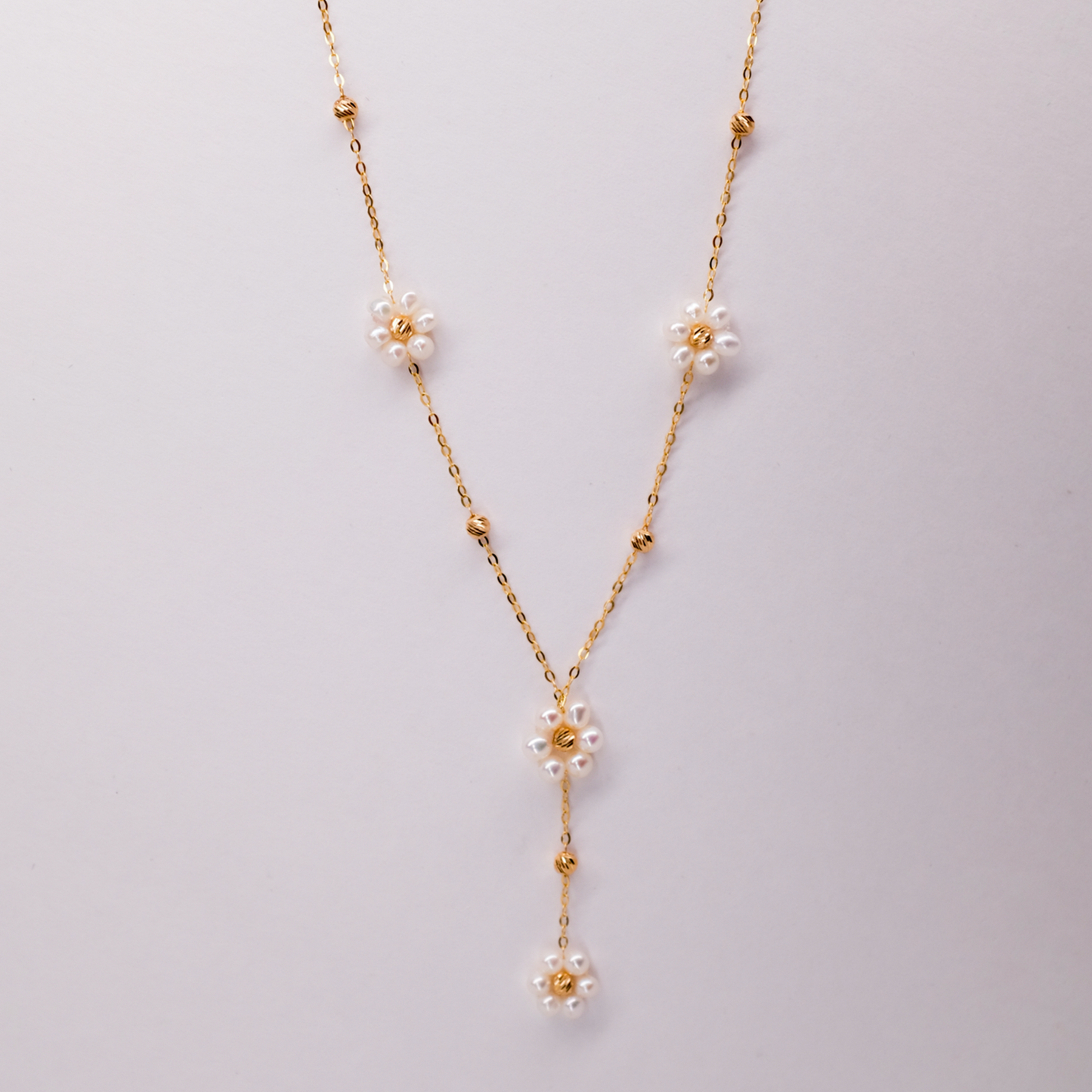 Pearl Daisy Necklace