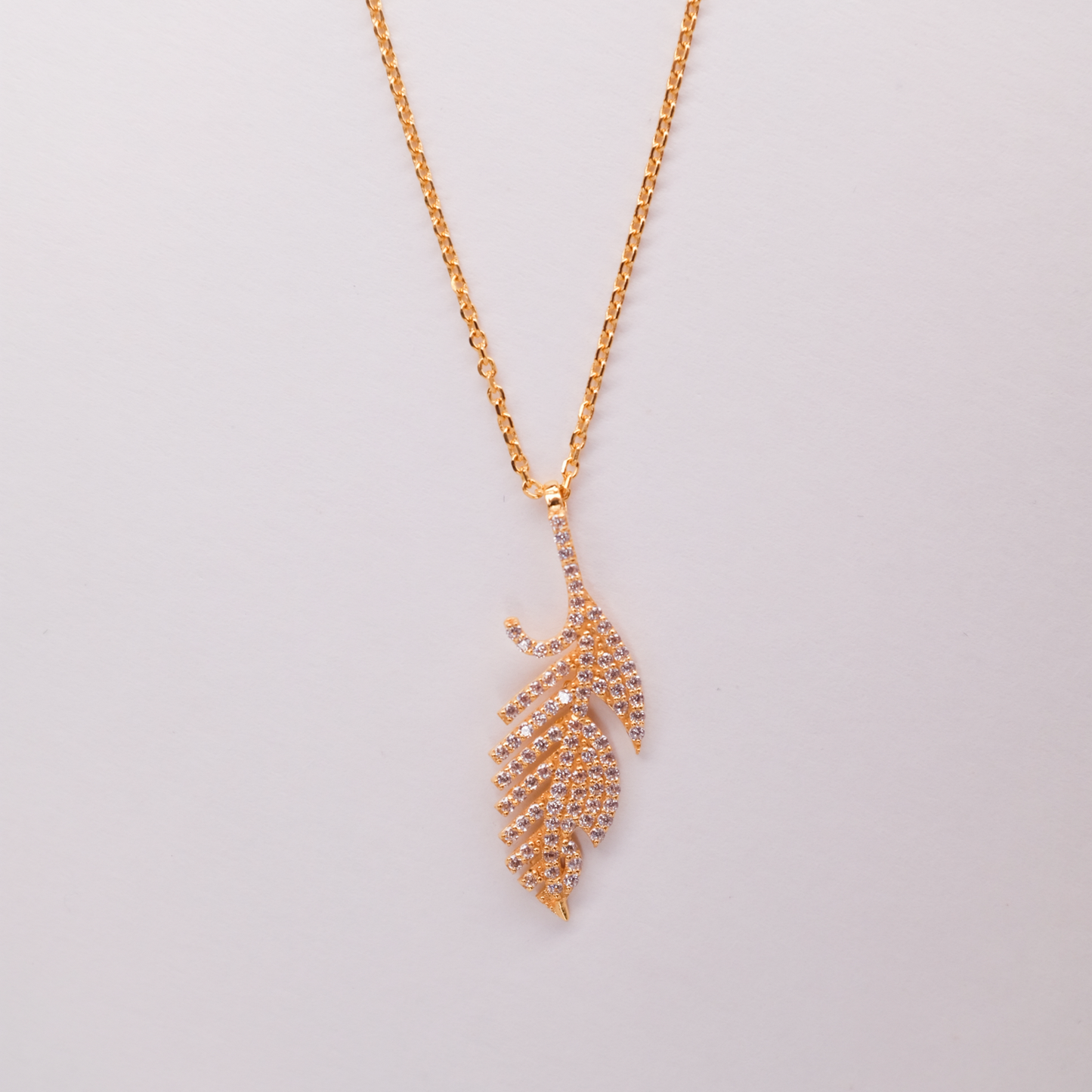 Celeste Feather Necklace