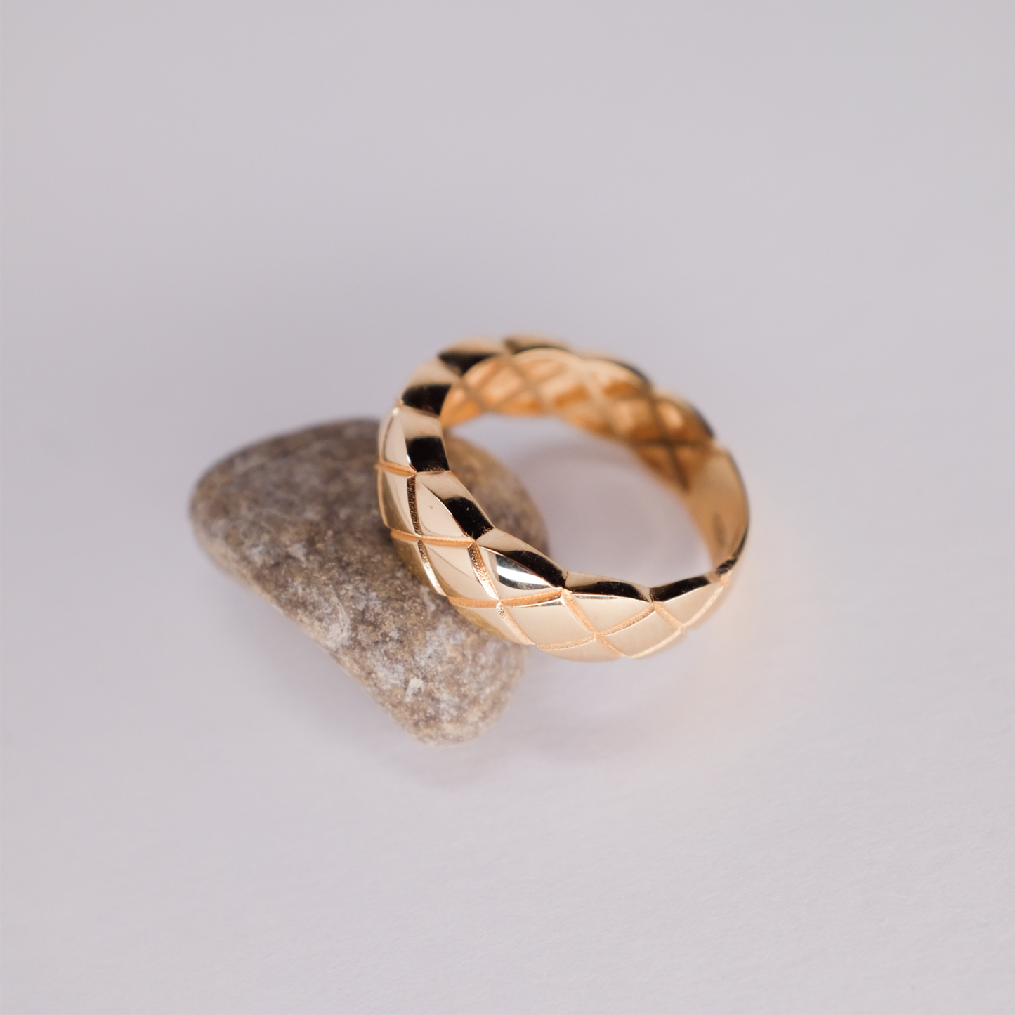 Quilted Band Ring