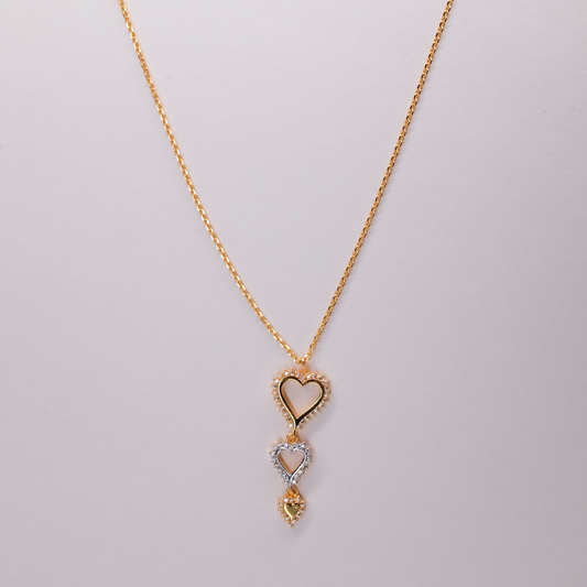 Cascading Hearts Necklace