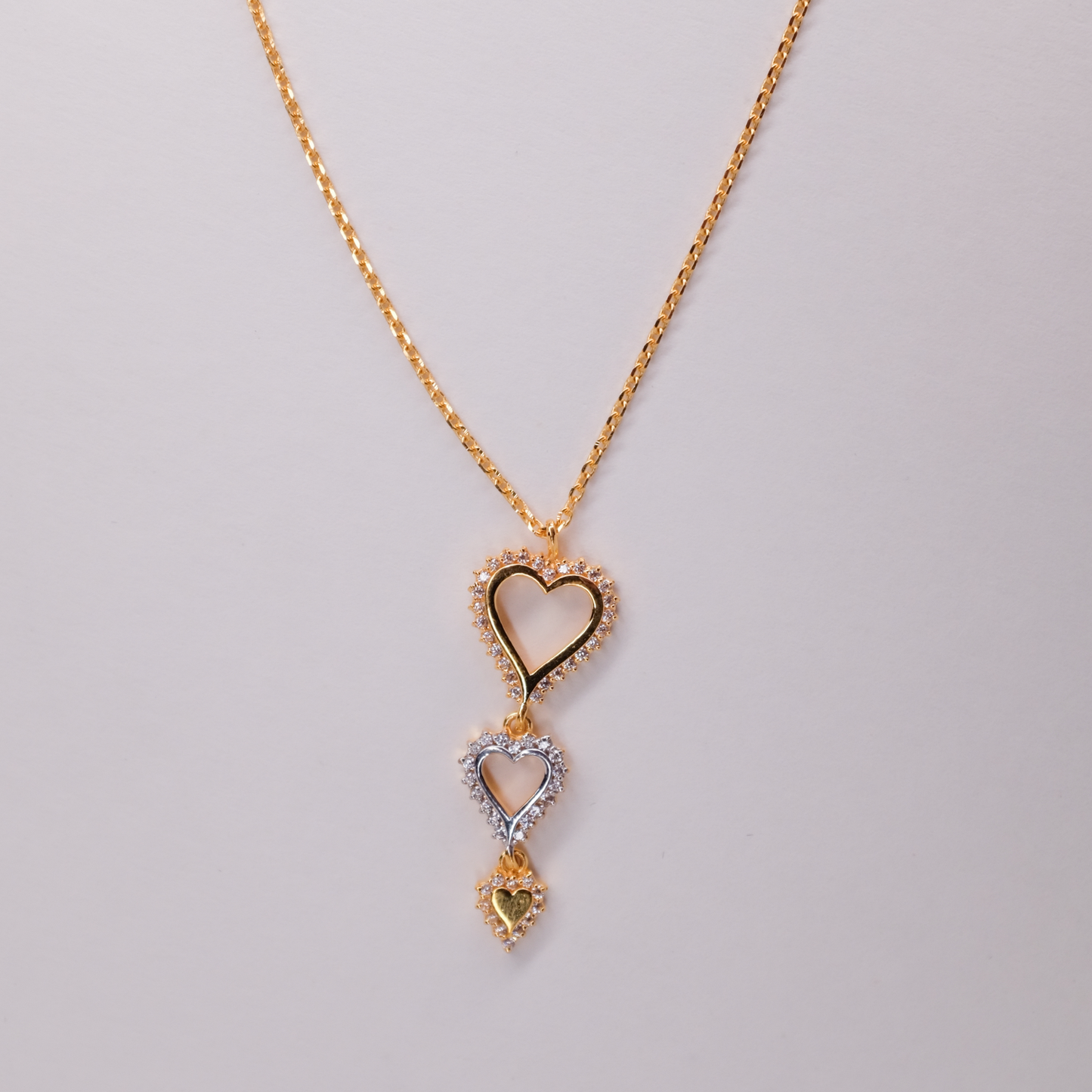 Cascading Hearts Necklace