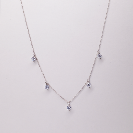 Diamond Droplet Necklace