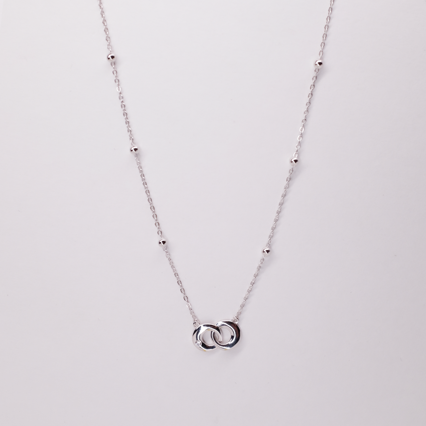 Interlinked Infinity Necklace