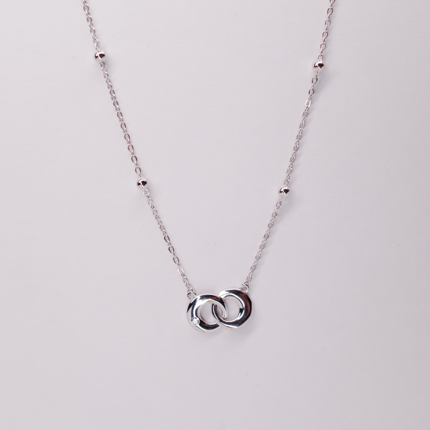 Interlinked Infinity Necklace