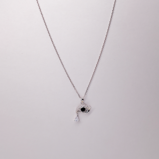 Obsidian Eye Necklace