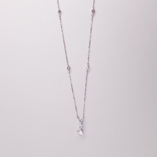 Cascading Trio Necklace