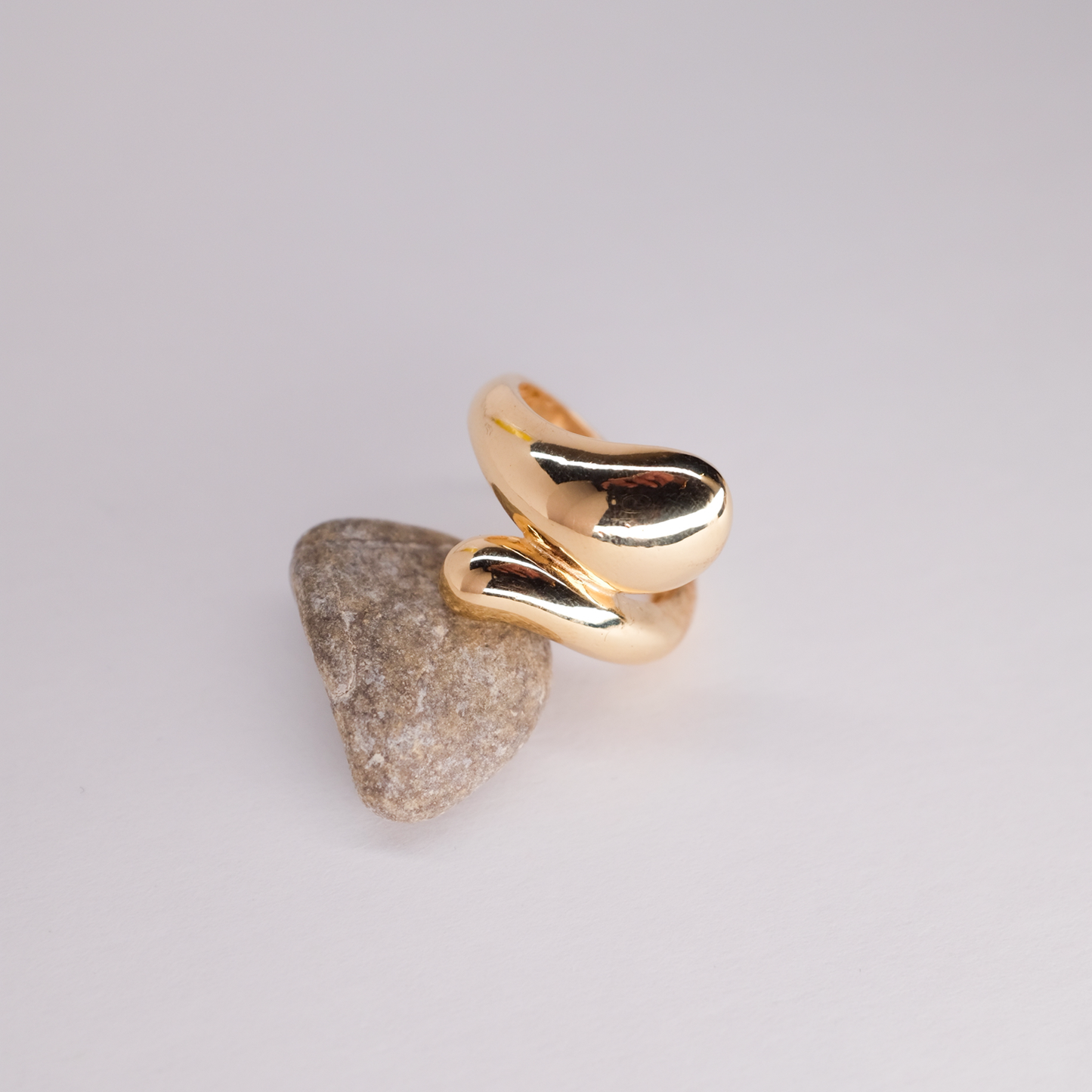 Sculpted Flow Ring