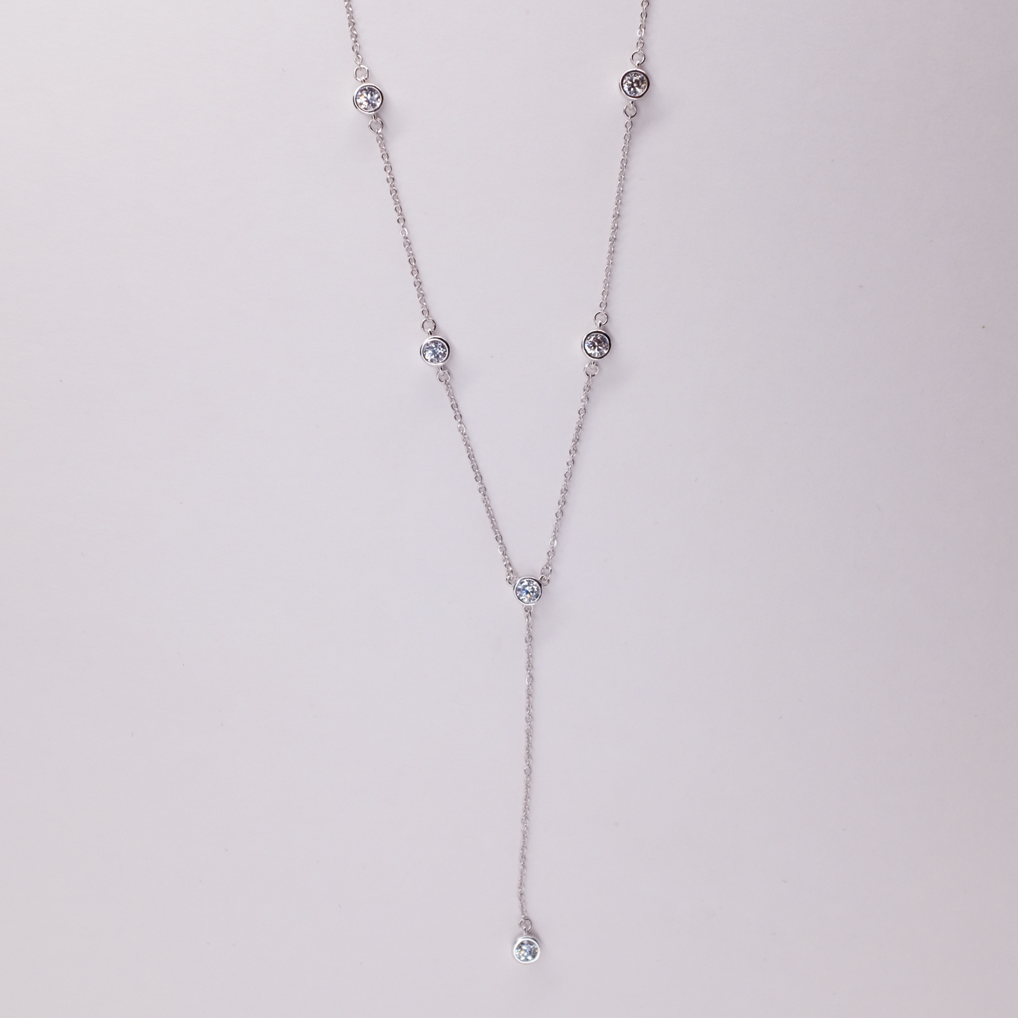 Crystal Lariat Necklace