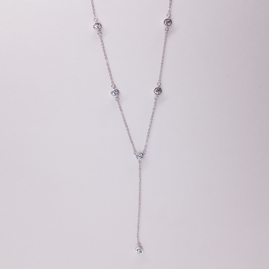 Crystal Lariat Necklace