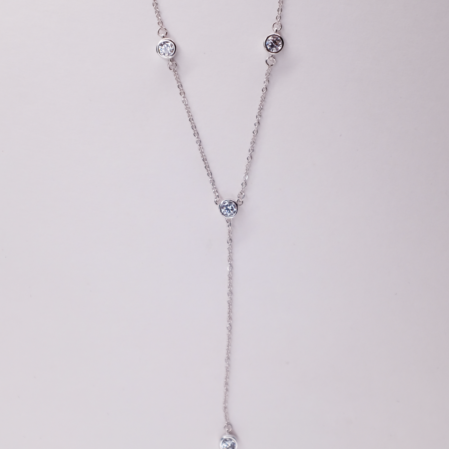 Crystal Lariat Necklace