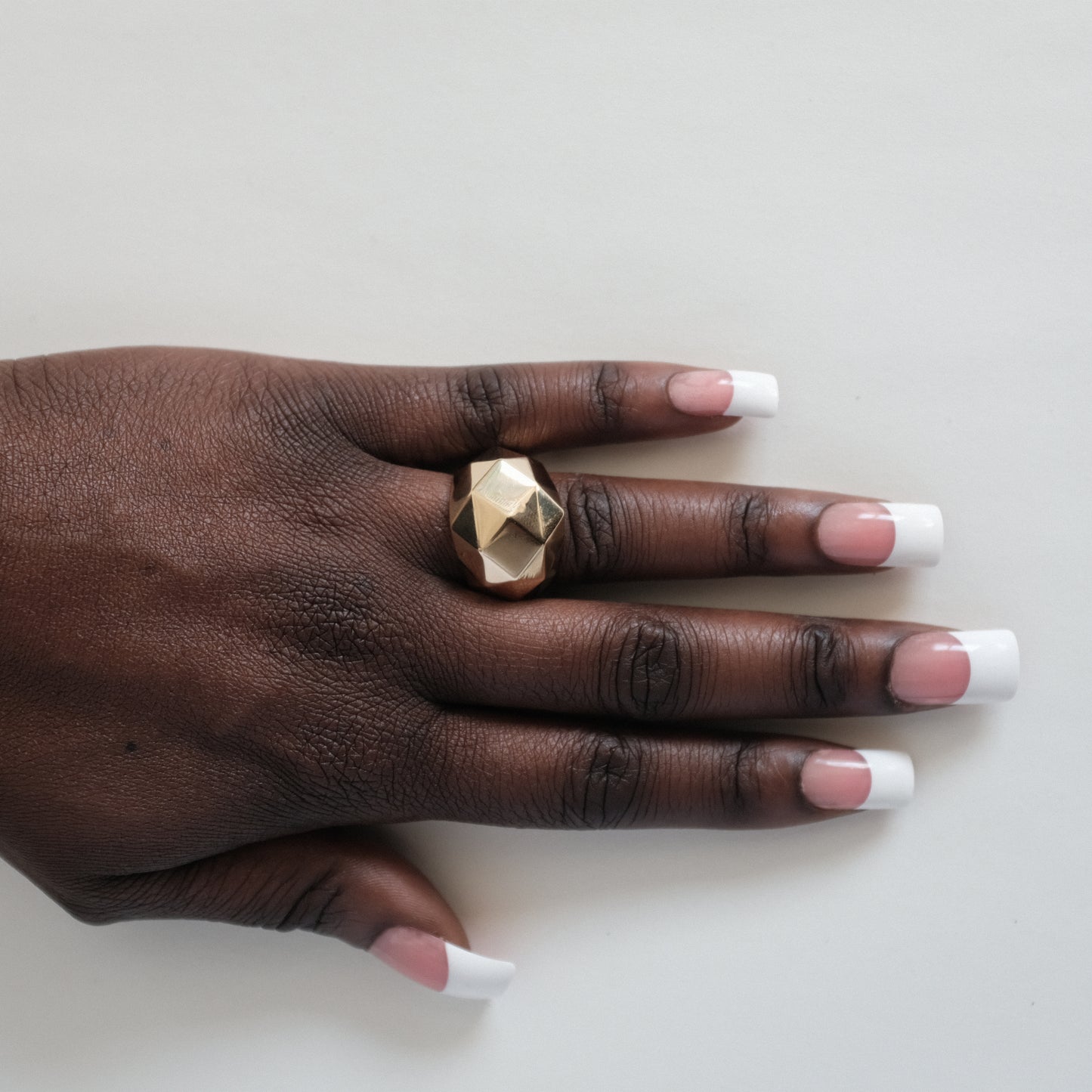 Faceted Dome Ring