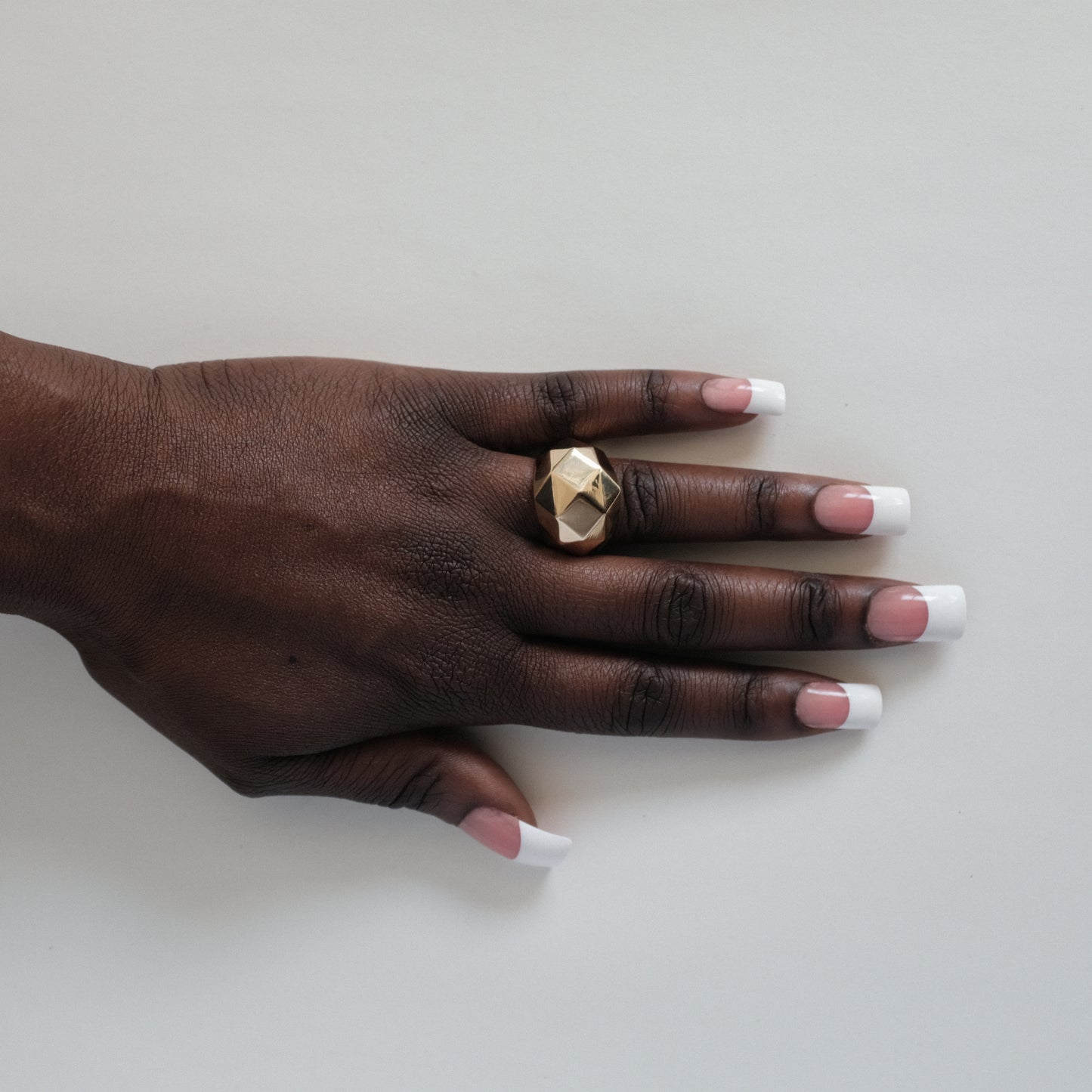 Faceted Dome Ring