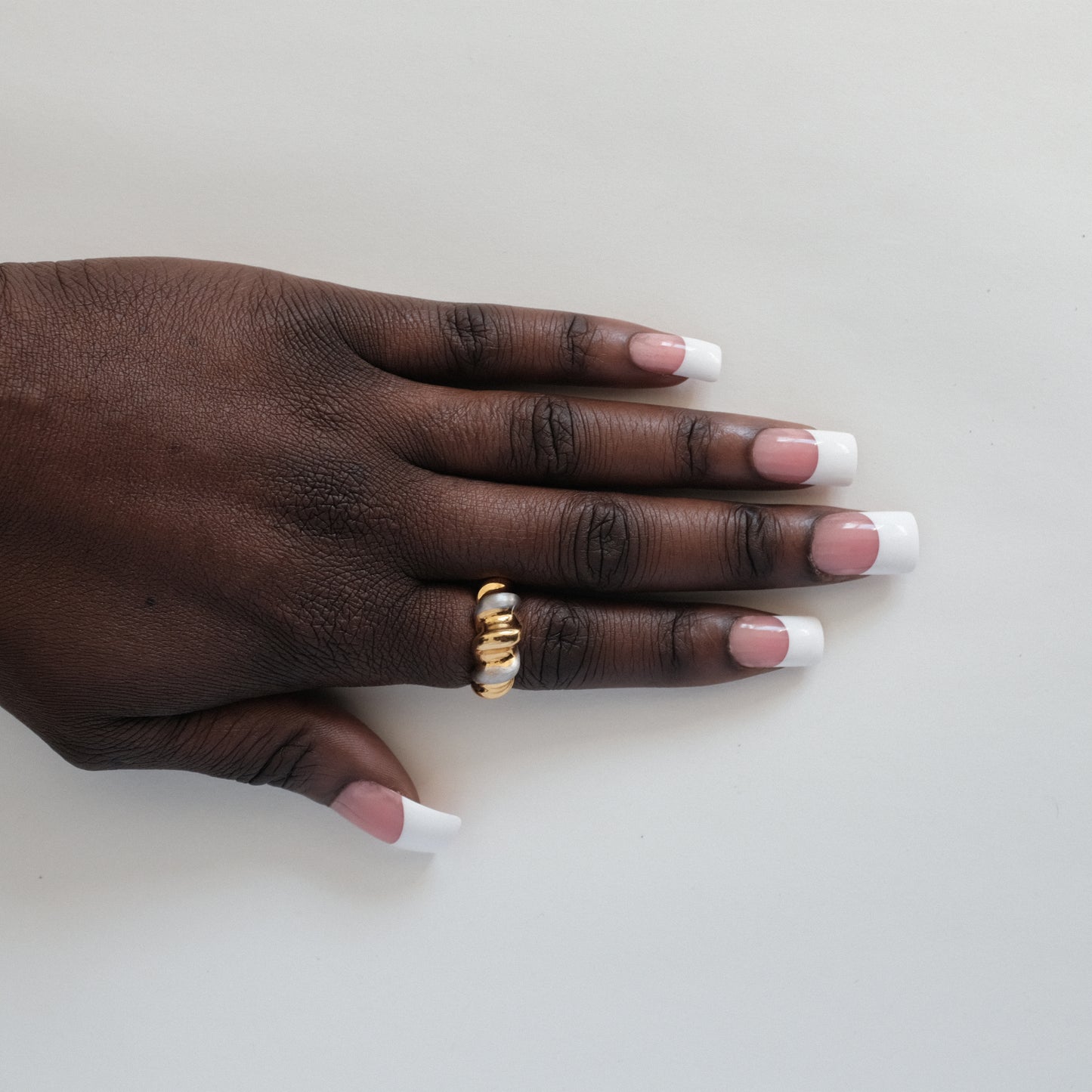 Braided Two-Tone Ring